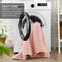 Fluffy Ribbed 3-pc. Full/Queen Comforter Set