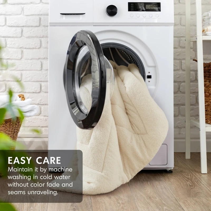 Quilted Teddy 3-pc. King Comforter Set