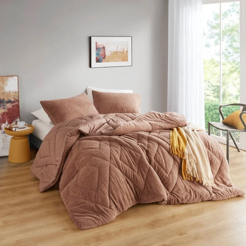 Brown Kyla Diamond  3-pc. King Comforter Set