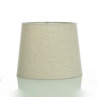 Light Beige Hardback Round Lamp Shade, 9.5x11.5x9