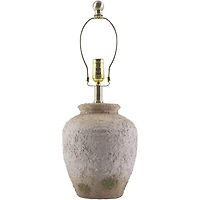 Cream Textured Ceramic Lia Table Lamp