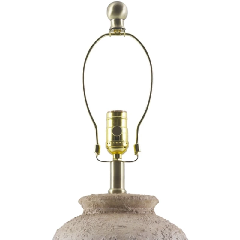 Cream Textured Ceramic Lia Table Lamp