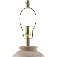 Cream Textured Ceramic Lia Table Lamp