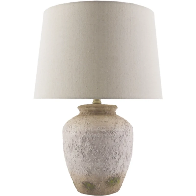 Cream Textured Ceramic Lia Table Lamp