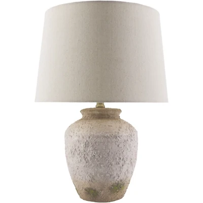 Cream Textured Ceramic Lia Table Lamp