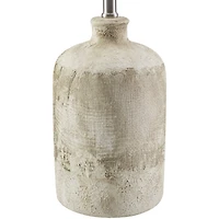 Neutral Textured Ceramic Rivera Table Lamp