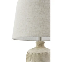 Neutral Textured Ceramic Rivera Table Lamp
