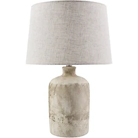 Neutral Textured Ceramic Rivera Table Lamp