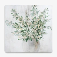 Greenery Still Life Canvas Art Print