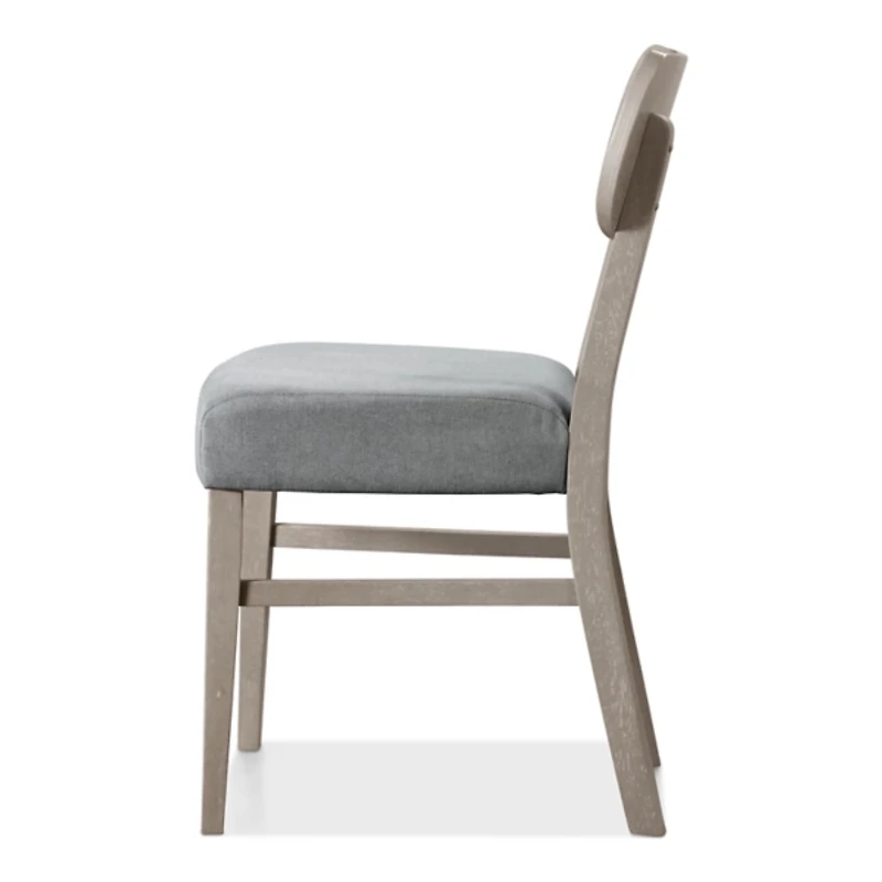 Gray Upholstered Porter Dining Chairs, Set of 2