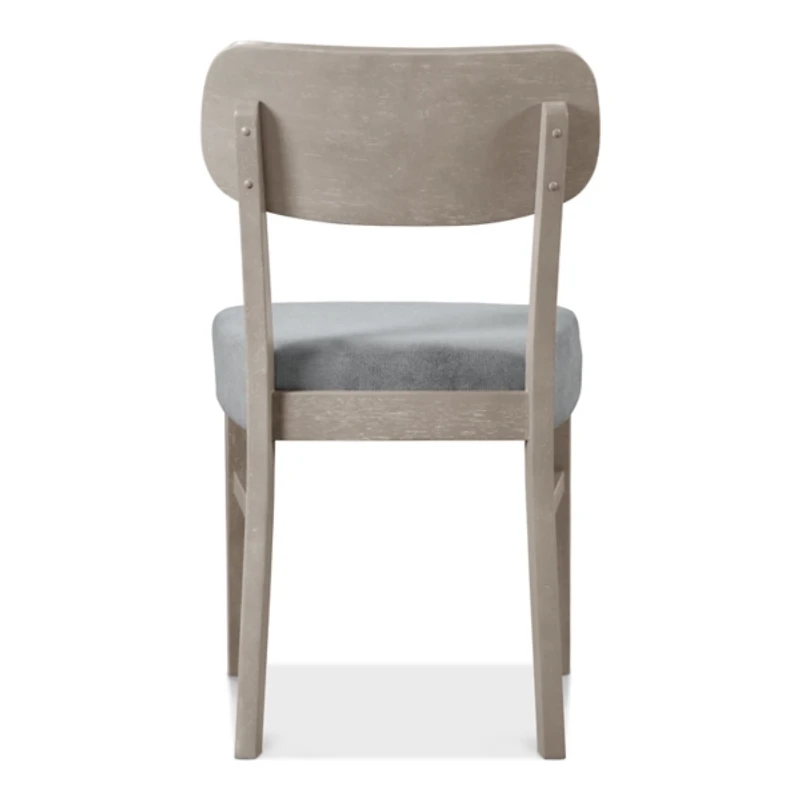 Gray Upholstered Porter Dining Chairs, Set of 2