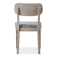 Gray Upholstered Porter Dining Chairs, Set of 2