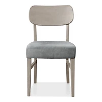 Gray Upholstered Porter Dining Chairs, Set of 2