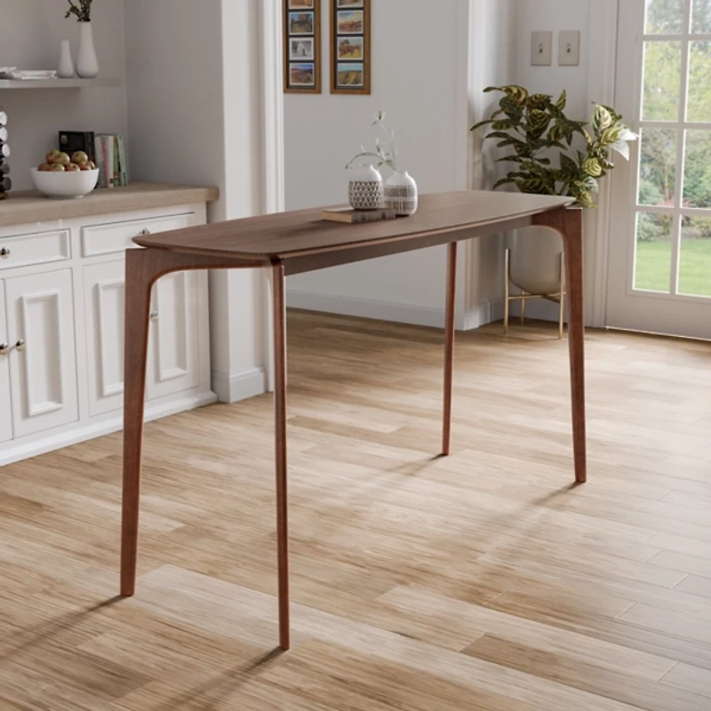 Walnut Wood Penny Counter Height Table