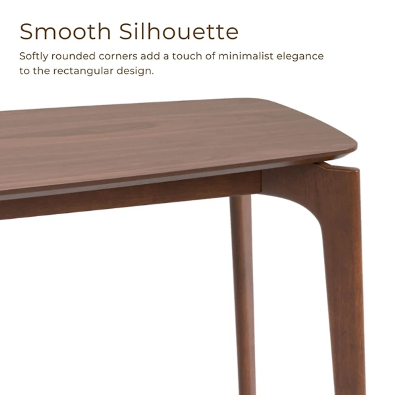 Walnut Wood Penny Counter Height Table