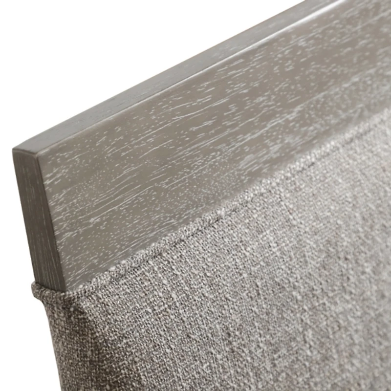 Gray Upholstered Bridgette Dining Chairs, Set of 2