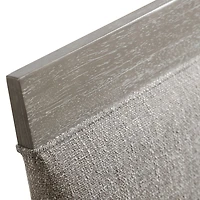 Gray Upholstered Bridgette Dining Chairs, Set of 2