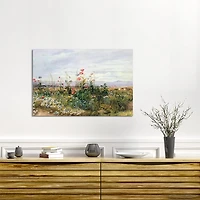 Wildflower With a View Canvas Art Print