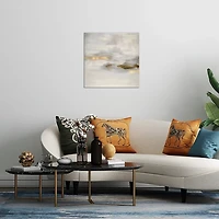 Gold Ethereal Fog Canvas Art Print