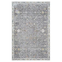 Gray Ivory Area Rug, 7x9