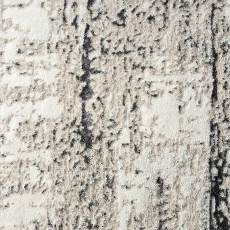 Beige Gray Indoor Area Rug, 7x9