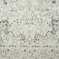 Isabella Gray and Ivory Area Rug, 4x6