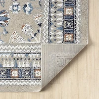 Vista Blue Beige Area Rug, 5x7