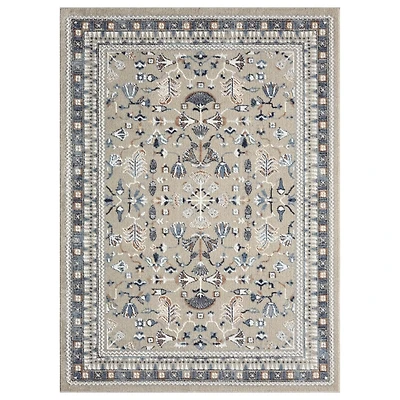Vista Blue Beige Area Rug