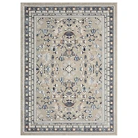 Vista Blue Beige Area Rug, 7x9