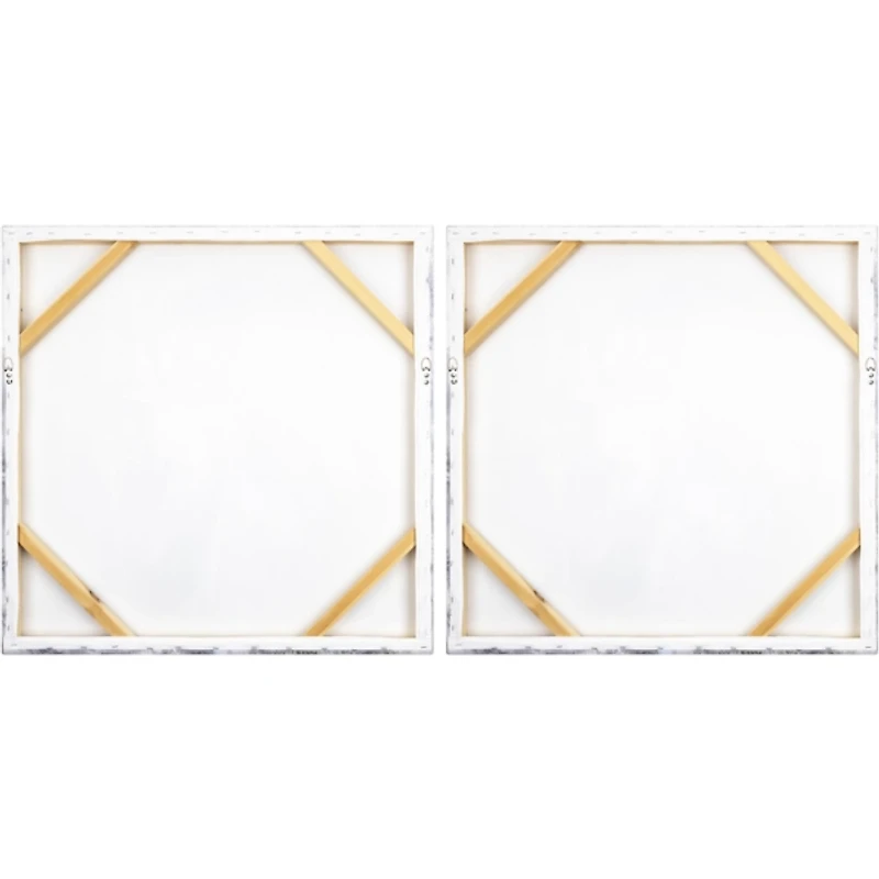 White Angelic Horses 2-pc. Canvas Art Set