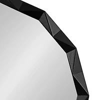 Bryce Black Geometric Wall Mirror