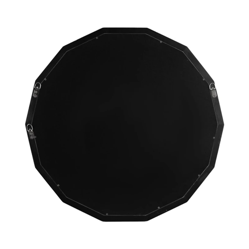 Bryce Black Geometric Wall Mirror