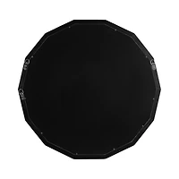 Bryce Black Geometric Wall Mirror