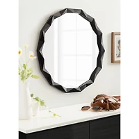 Bryce Black Geometric Wall Mirror