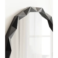 Bryce Black Geometric Wall Mirror