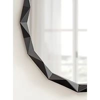Bryce Black Geometric Wall Mirror