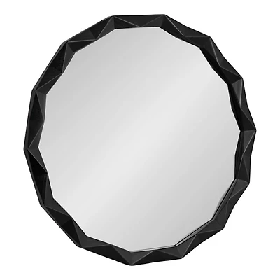 Bryce Black Geometric Wall Mirror