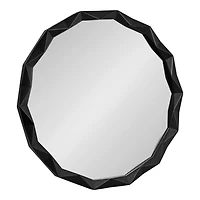 Bryce Black Geometric Wall Mirror