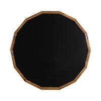Bryce Rustic Brown Geometric Wall Mirror
