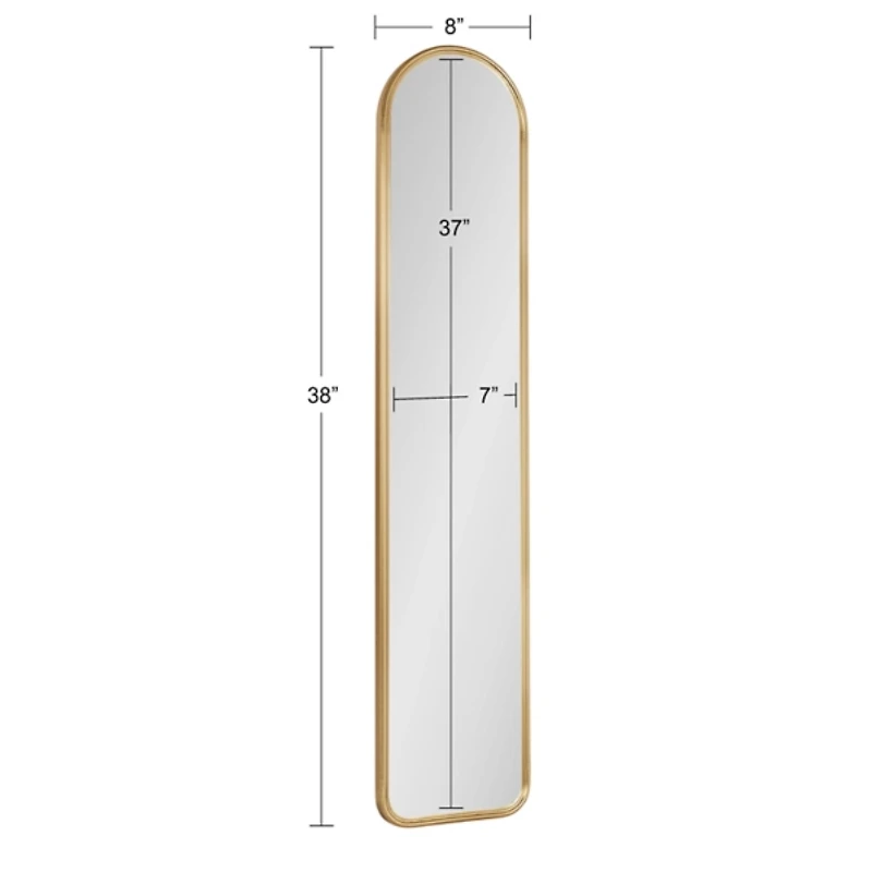 Caskill Gold Arch Wall Mirror