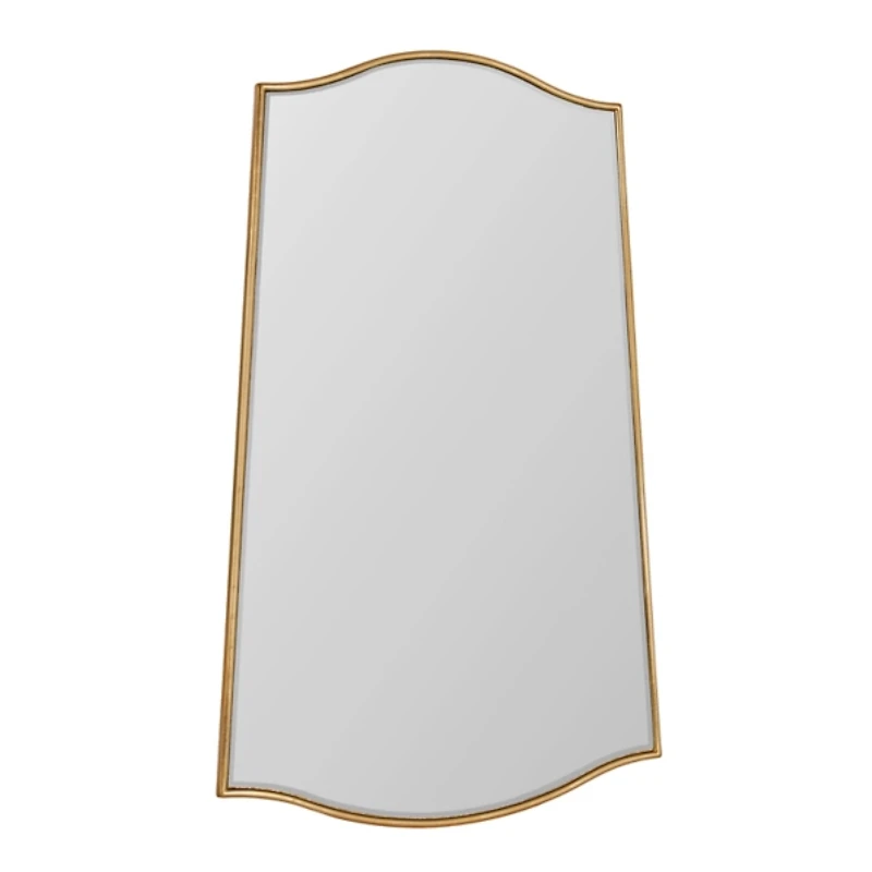 Gold Tapered Beveled Wall Mirror
