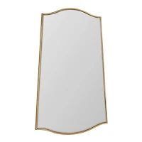 Gold Tapered Beveled Wall Mirror
