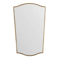 Gold Tapered Beveled Wall Mirror