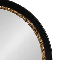 Gold and Black Willow Wall Mirror