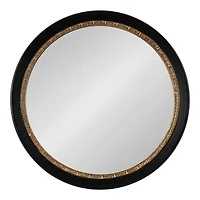 Gold and Black Willow Wall Mirror