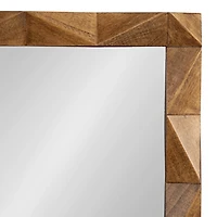 Brown Geometric Ellie Wall Mirror