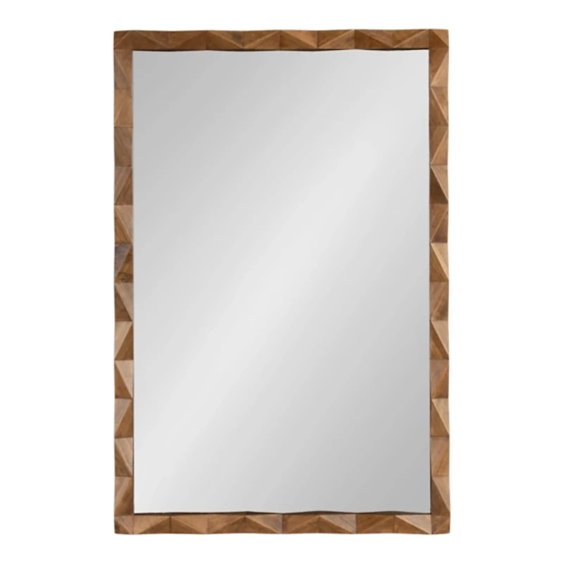 Brown Geometric Ellie Wall Mirror