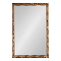 Brown Geometric Ellie Wall Mirror