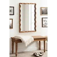 Brown Geometric Ellie Wall Mirror