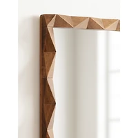 Brown Geometric Ellie Wall Mirror